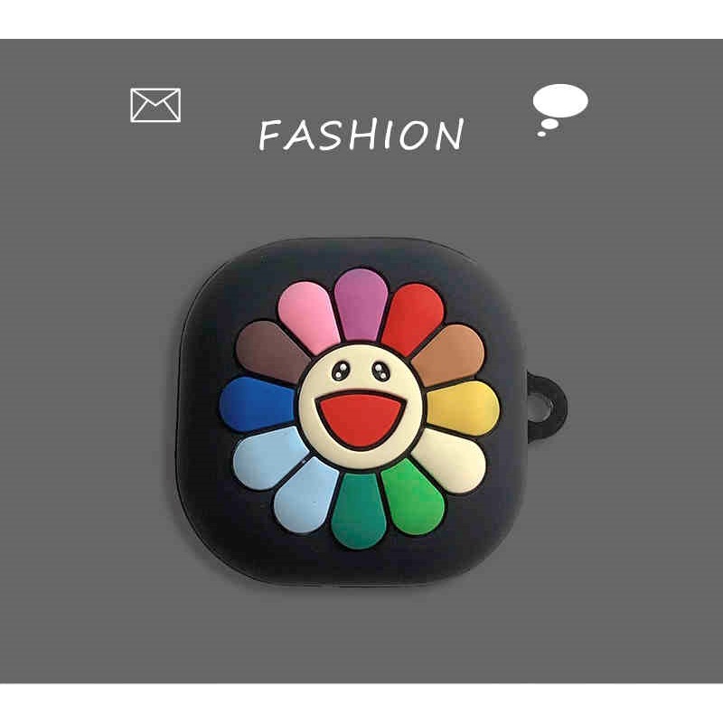 Ốp Case Silicon Bảo Vệ cho tai nghe Galaxy Buds Pro/Buds live/Buds 2 Hoa Hướng Dương