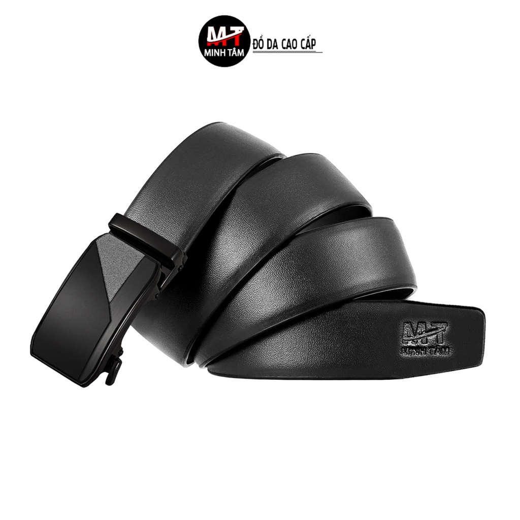 Thắt lưng nam Minh Tâm da bò 3 lớp , kiểu khóa tự động MT105-05