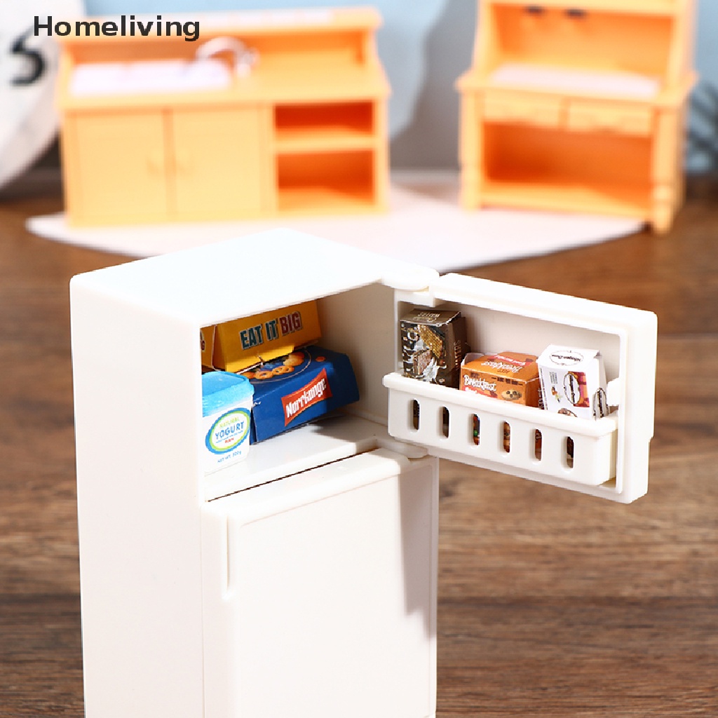 Set 16 Mô Hình Tủ Lạnh 1: 12 Trang Trí Nhà Búp Bê