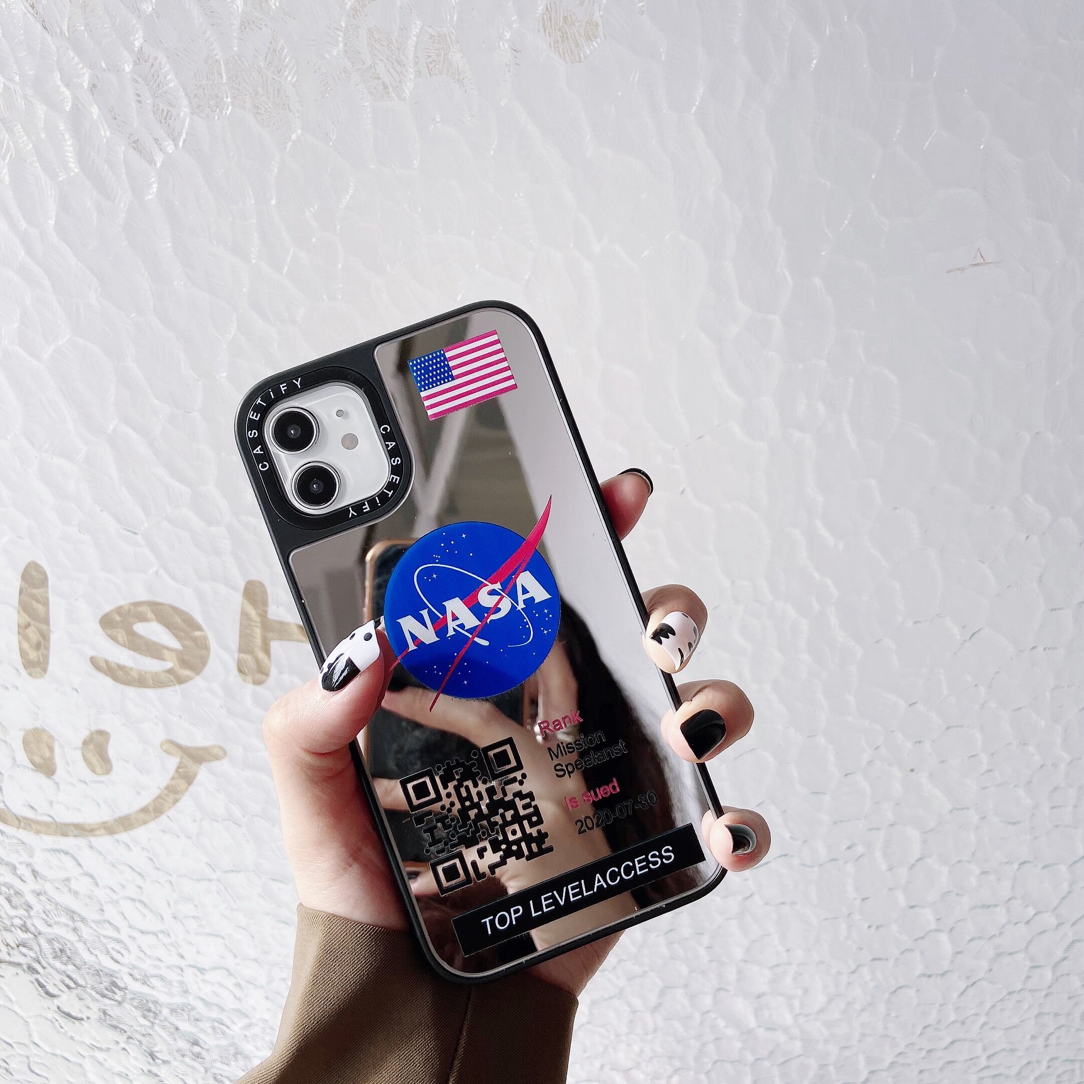 【Luxury + Mirror casetify 】case iphone 11 pro max iphone 6 plus iphone xs max iphone 12 pro max iphone xr iphone se2020 iphone 6s case iphone 7 plus iphone 8 pls iphone 12 mini Mặt Gương Sang Trọng Cho