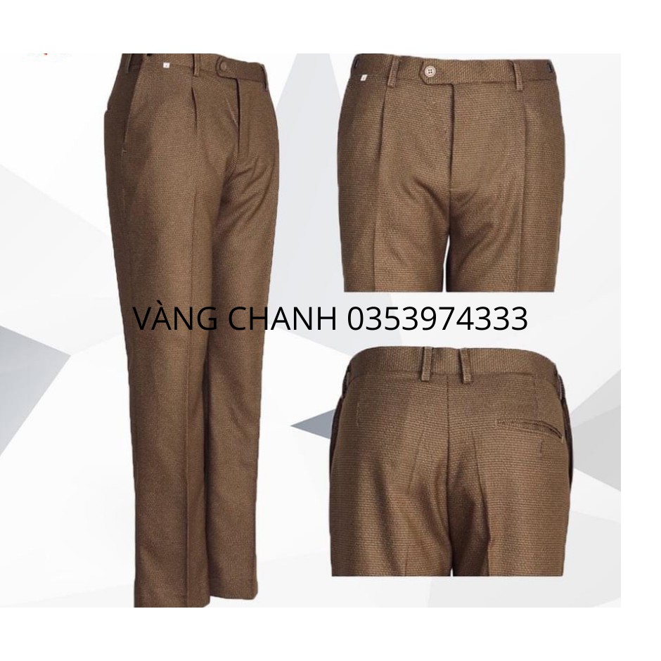 ( Mã 4FASHIONSALE2 giảm 100k đơn 900k )  Quần Âu Hồng Ngọc,quần âu trung niên dáng xuông cực đẹp phong cách lịch lãm