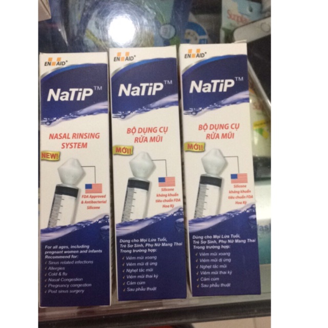 Bộ dụng cụ rửa mũi natip