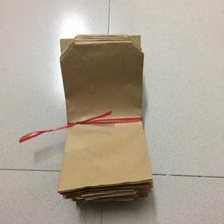 [ST] Combo 100 túi giấy xi măng đựng bánh mì,  gói hàng, kích thước 12,5x27