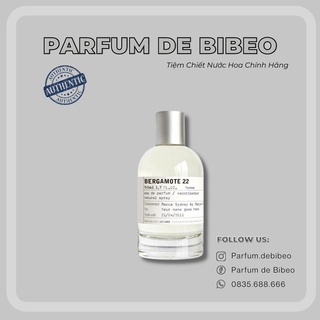 Parfum de Bibeo-Nước hoa thử LLB Bergamote 22