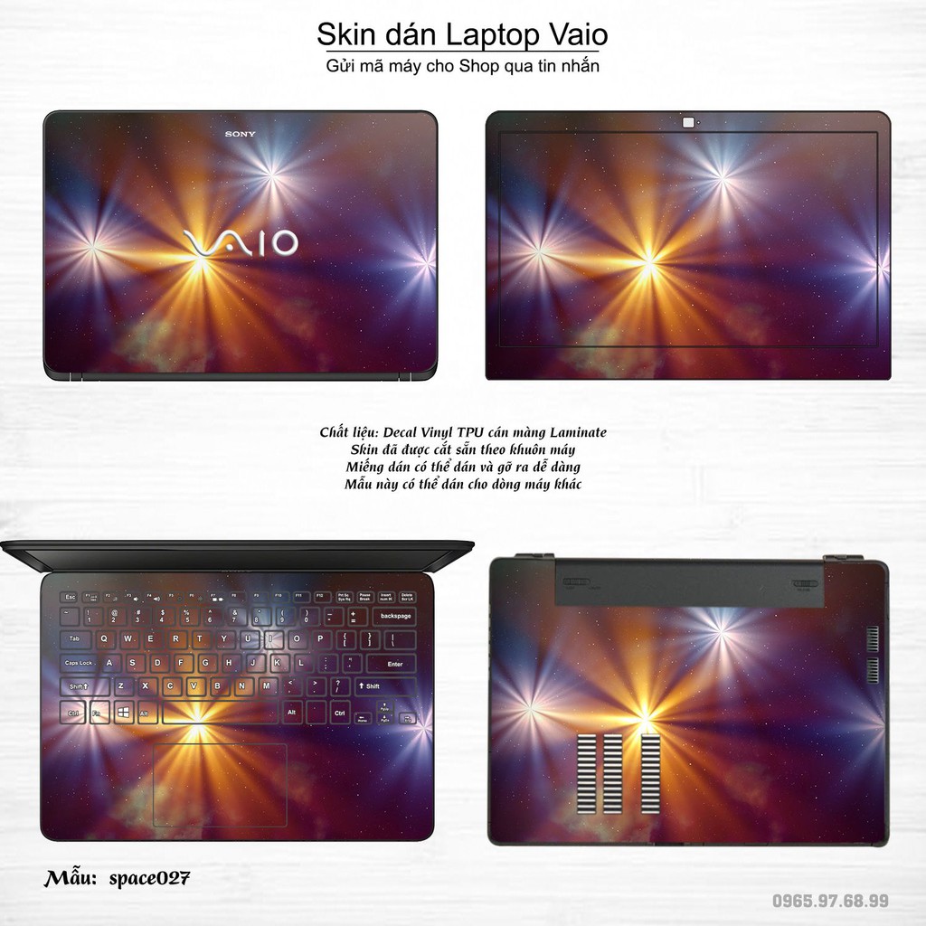 Skin dán Laptop Sony Vaio in hình không gian _nhiều mẫu 5 (inbox mã máy cho Shop)