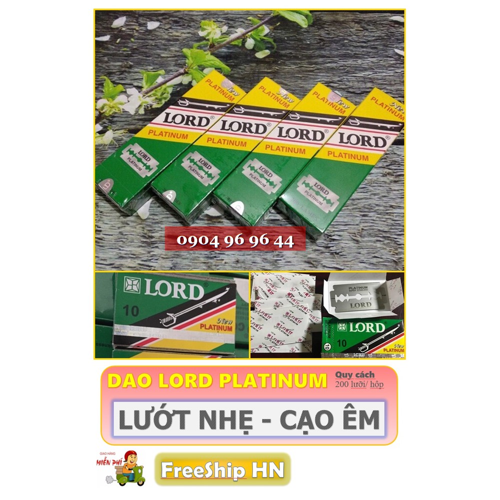 💥 [FREESHIP 40k] 💥 Hộp dao lam lord - hộp 200c