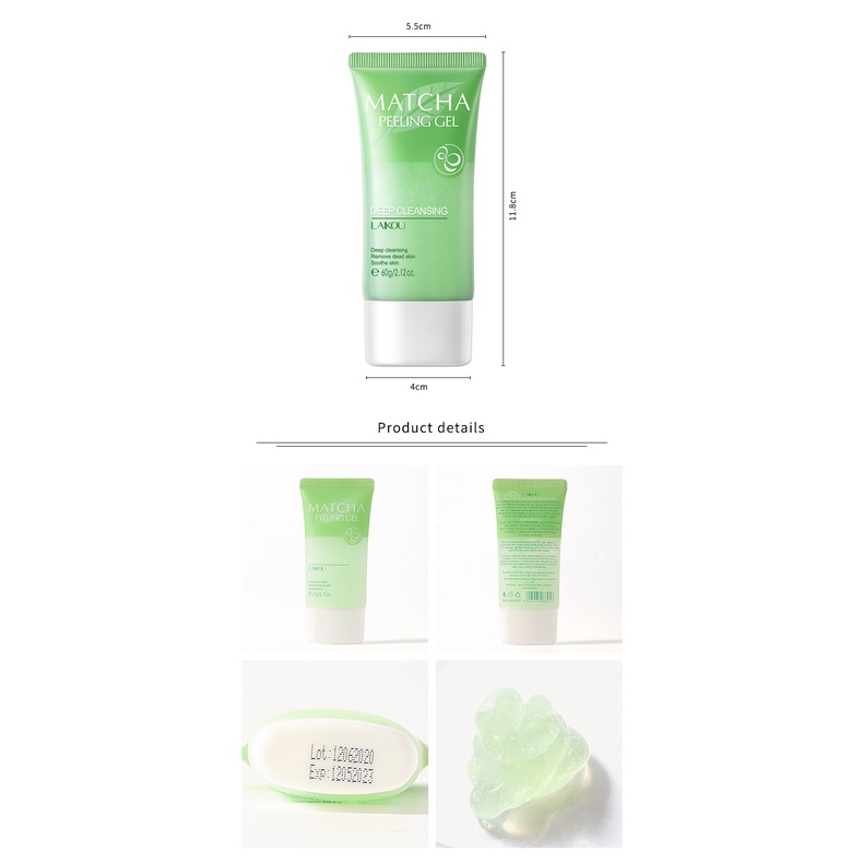 Gel Tẩy Tế Bào Chết LAIKOU Chiết Xuất Trà Xanh - Nội địa Trung