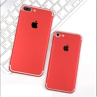 [ Hot_Sale ] FREESHIP 99K TOÀN QUỐC_Miếng dán Full Lưng + Viền Iphone 7/8 Skin Nhôm Xướt ,Skin Nhám(Full Màu)