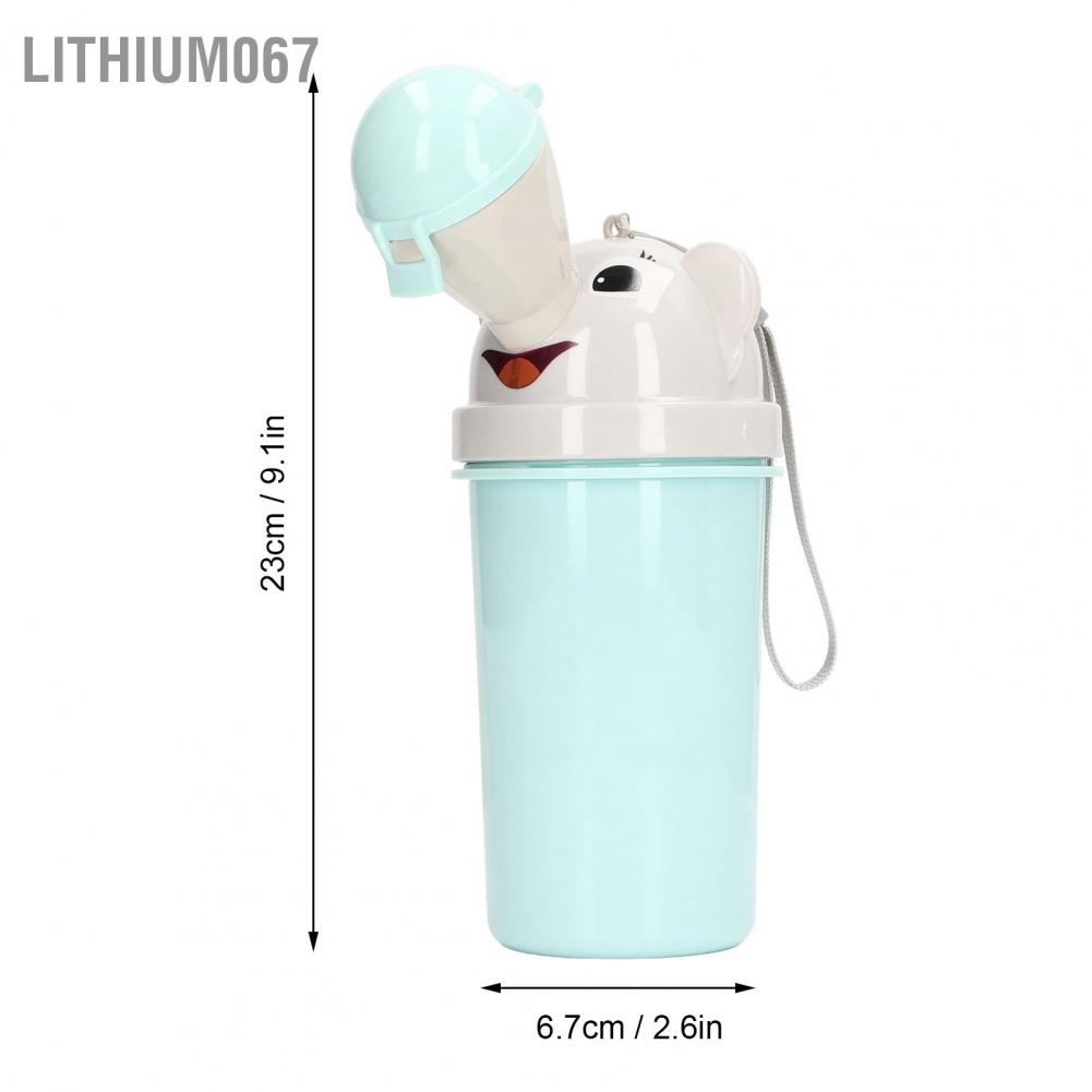 Lithium067 Lithium067 Di động Trẻ em Bô Đi tiểu Khẩn cấp Bé trai gái Pee Cup 600ML Có thể tái chế nhỏ cho Xe ngoài trời