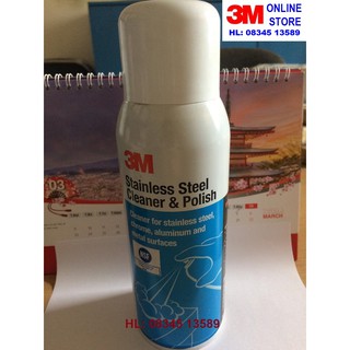 Dung Dịch Tẩy Inox 3M Stainless Steel Cleaner and Polish Loại 10 oz = 283g