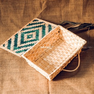 Giỏ đựng quà tre đan thủ công - Phong cách vintage