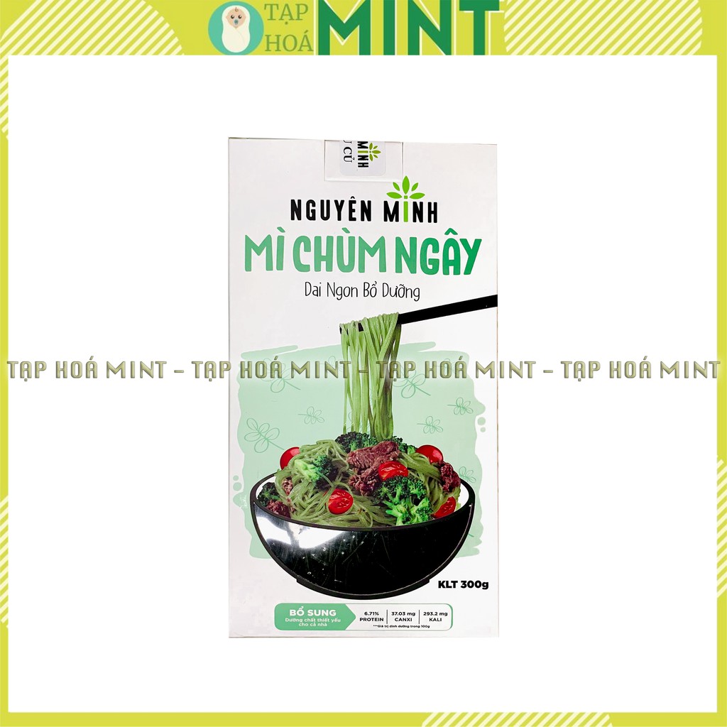 Mì chùm ngây Nguyên Minh gói 300g, mì cho bé ăn dặm - Tạp hoá mint