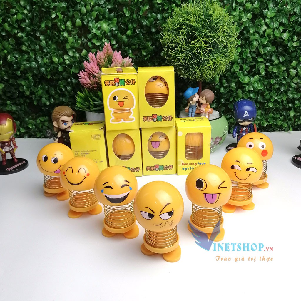 [Siêu giá sốc] Thú Nhún Emoji con lắc lò xo -Siêu Vui Emojji lò xo biểu cảm-Có video thật -DC3619