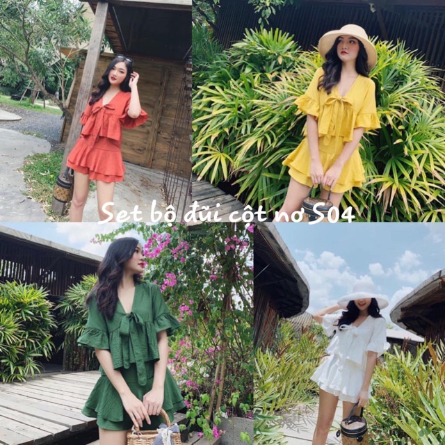 Bigsize Set bộ đũi cột nơ S04