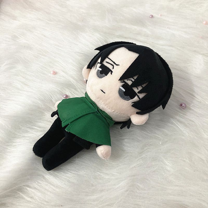 Đồ chơi nhồi bông Hình Nhân Vật Levi Ackerman Trong Attack On Titan Mềm 20cm