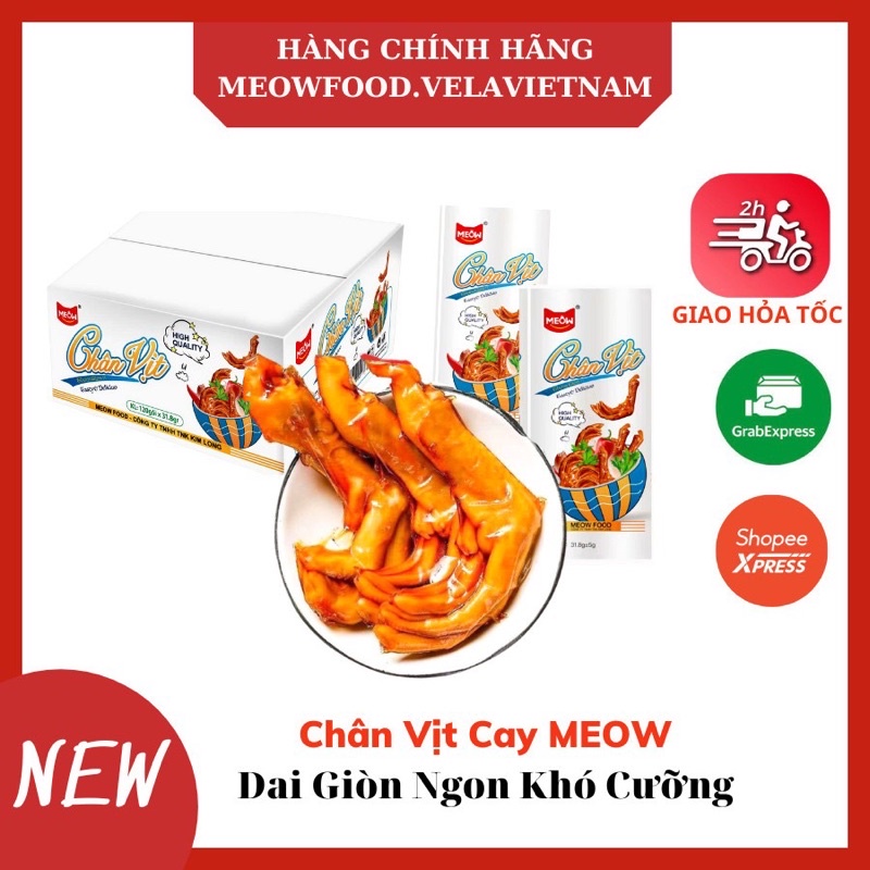 Chân Vịt Cay Meow Chân Vịt Việt Nam Cực Ngon Thơm Giòn [NEW]