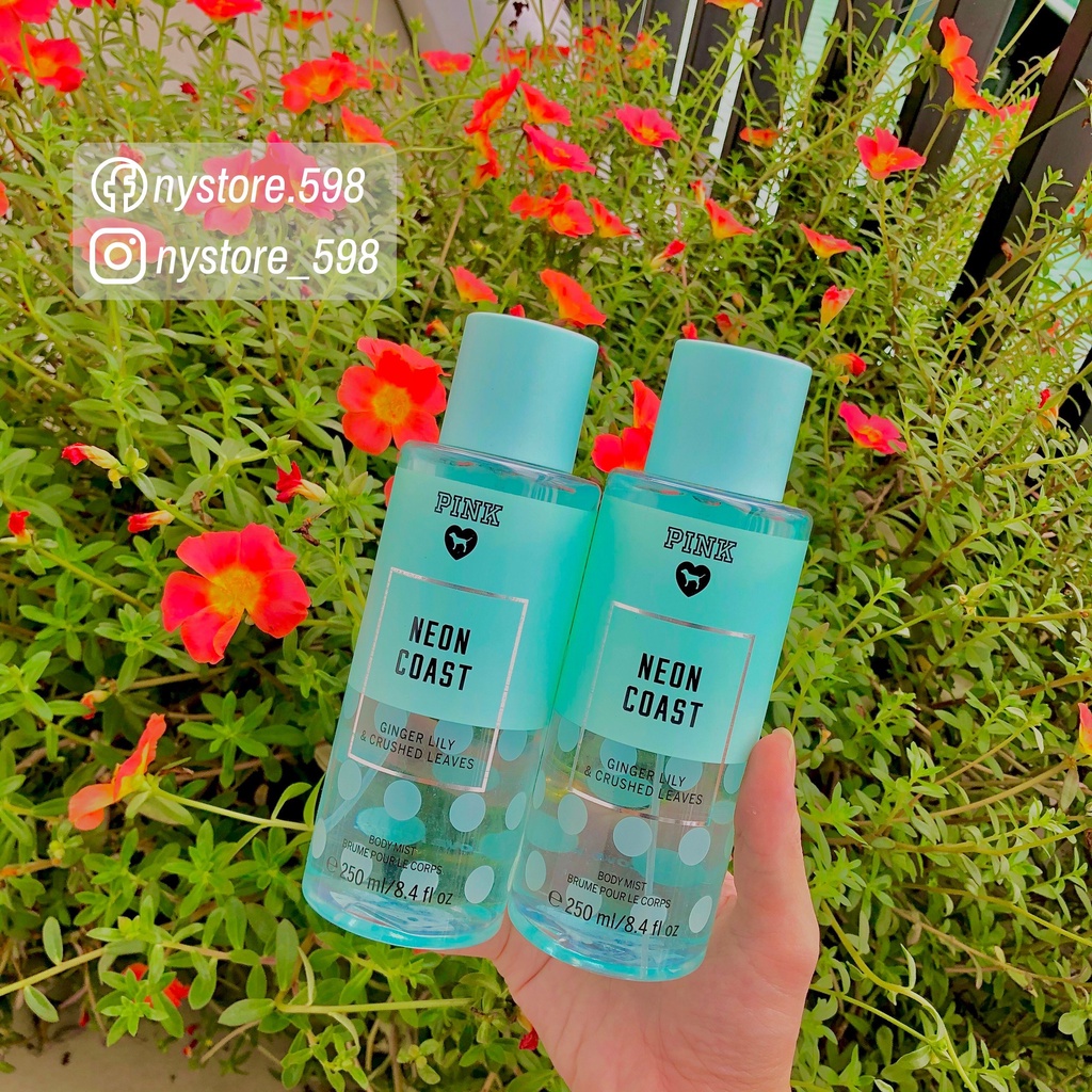 Body mist VICTORIA’S SECRET - Xịt thơm NEON COAST 250ml