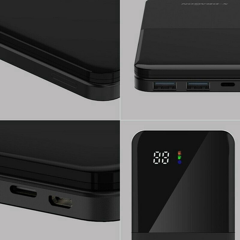 Sạc Dự Phòng KRECOO 20000mAh Thiết Kế 2 Cổng Sạc USB Tiện Lợi