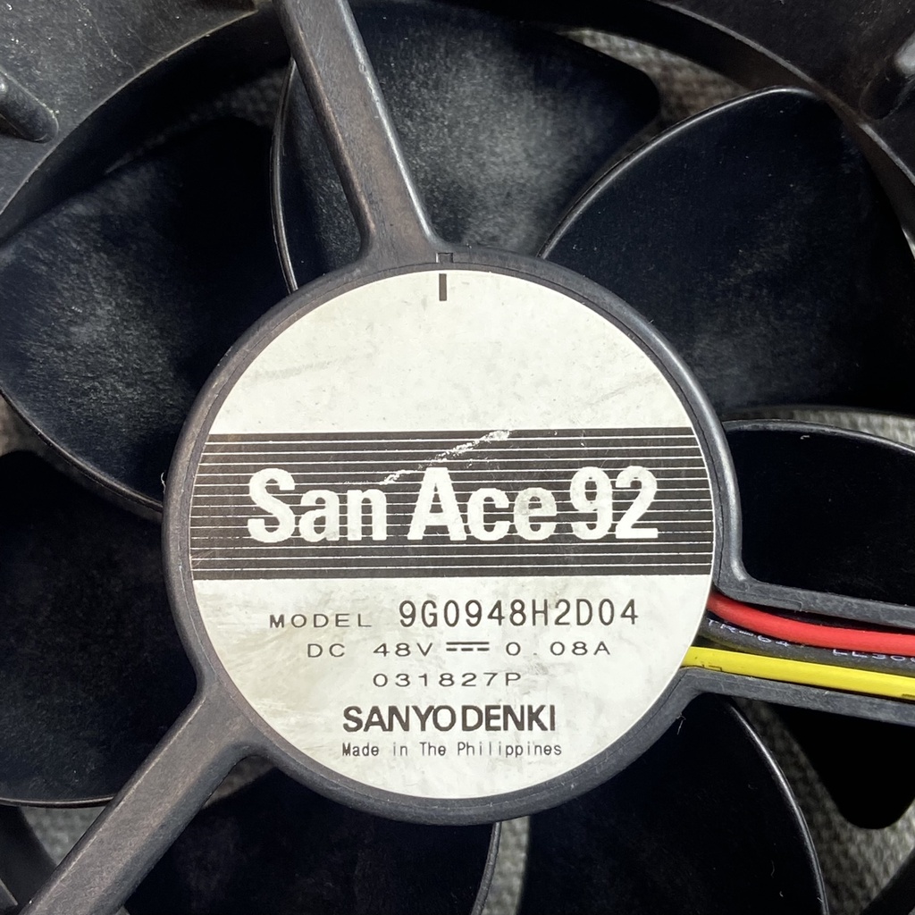 QUẠT TẢN NHIỆT 9 CM , Sanyo SAN ACE 92, 48V 0.08 A . GIÓ ÊM 9G0948H2D04