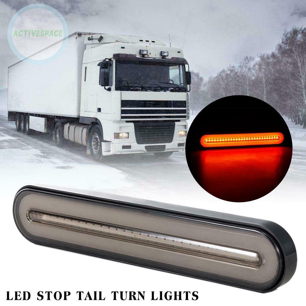 ♘✴✉Thanh đèn LED neon halo báo dừng/xi nhan 12-24V IP67 gắn đuôi xe tải kéo RV