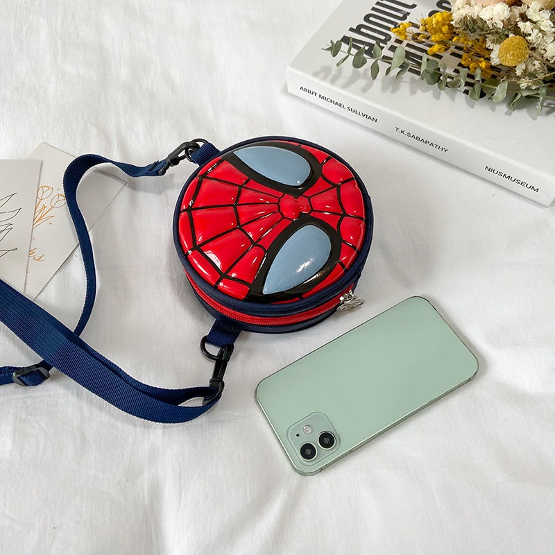 Túi Đeo Chéo Hình Marvel Spiderman Paw Patrol Hello Kitty Captain America Spiderman Dễ Thương Cho Bé Gái