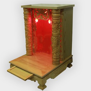 {Tặng tượng cóc thần tài}Bàn thờ thần tài ông địa mái bằng 48X56X91
