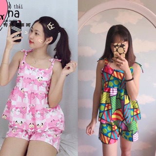 ĐỒ BỘ KATE THÁI CỘT 2 DÂY MUA HÈ