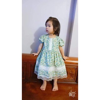 Đầm hoa cho bé gái - hàng thiết kế