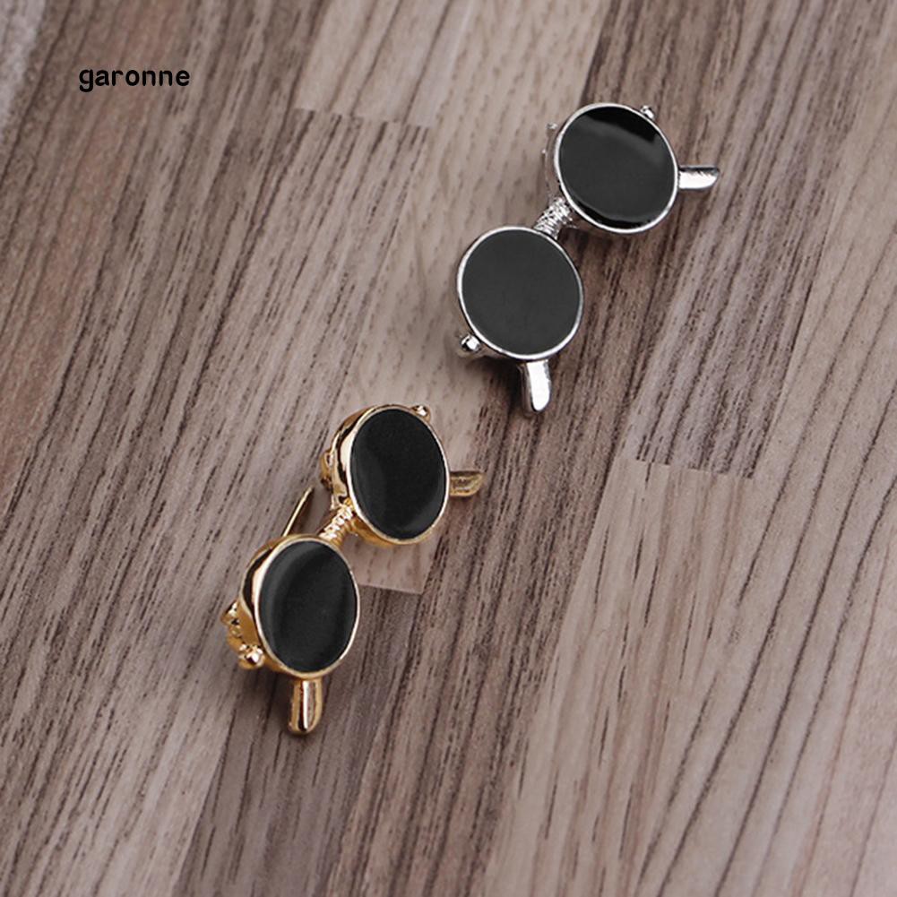 Ghim cài áo hình mát gọng tròn cổ điển thời trang cho nam