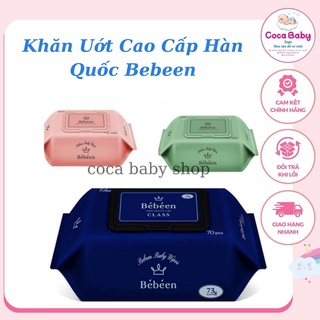 Khăn ướt cao cấp Bebeen Hàn Quốc 70 tờ 100 tờ không mùi MIỄN PHÍ SHIP