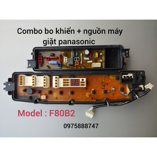Combo bo khiển + bo nguồn máy giặt panasonic lồng đứng f80b2