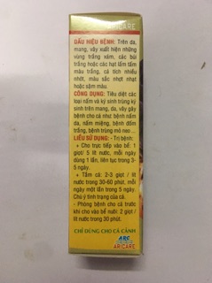 Nấm ký sinh trùng cho cá Bensol 30ml