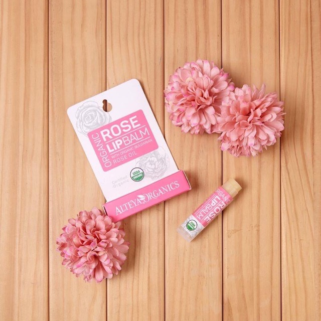 Son Dưỡng Môi Hoa Hồng Hữu Cơ Alteya Organics Rose Lip Balm, 5g