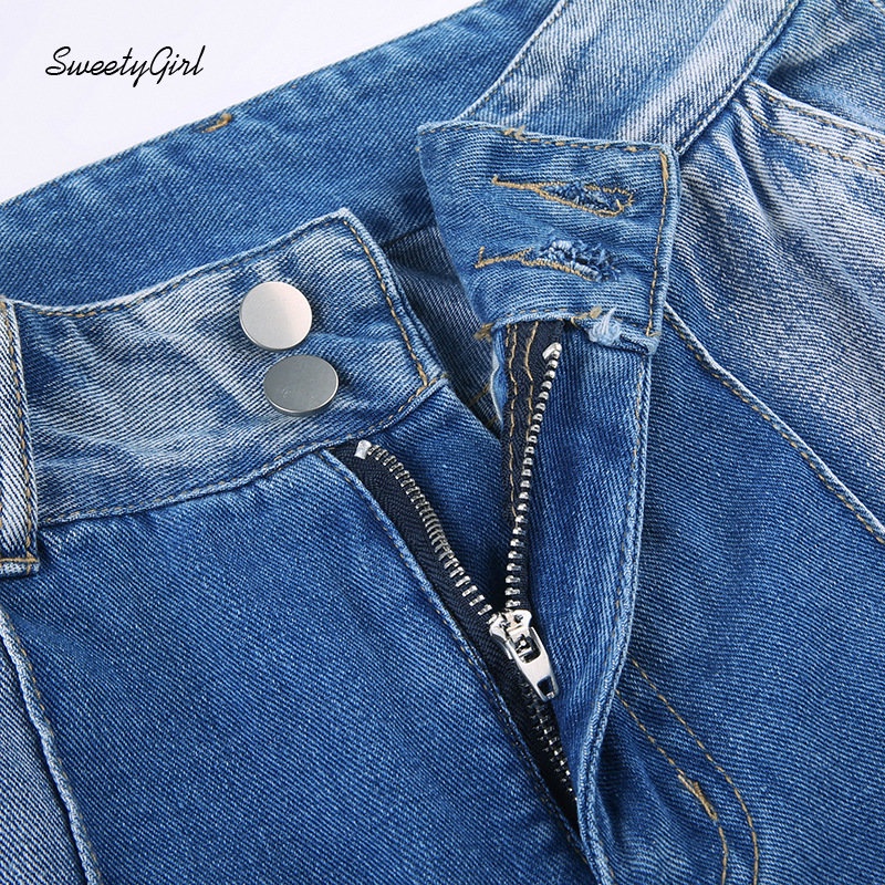 Quần Jeans Denim Lưng Thấp Dáng Rộng Phối Túi Phong Cách Retro Thời Trang 2022 Dành Cho Nữ