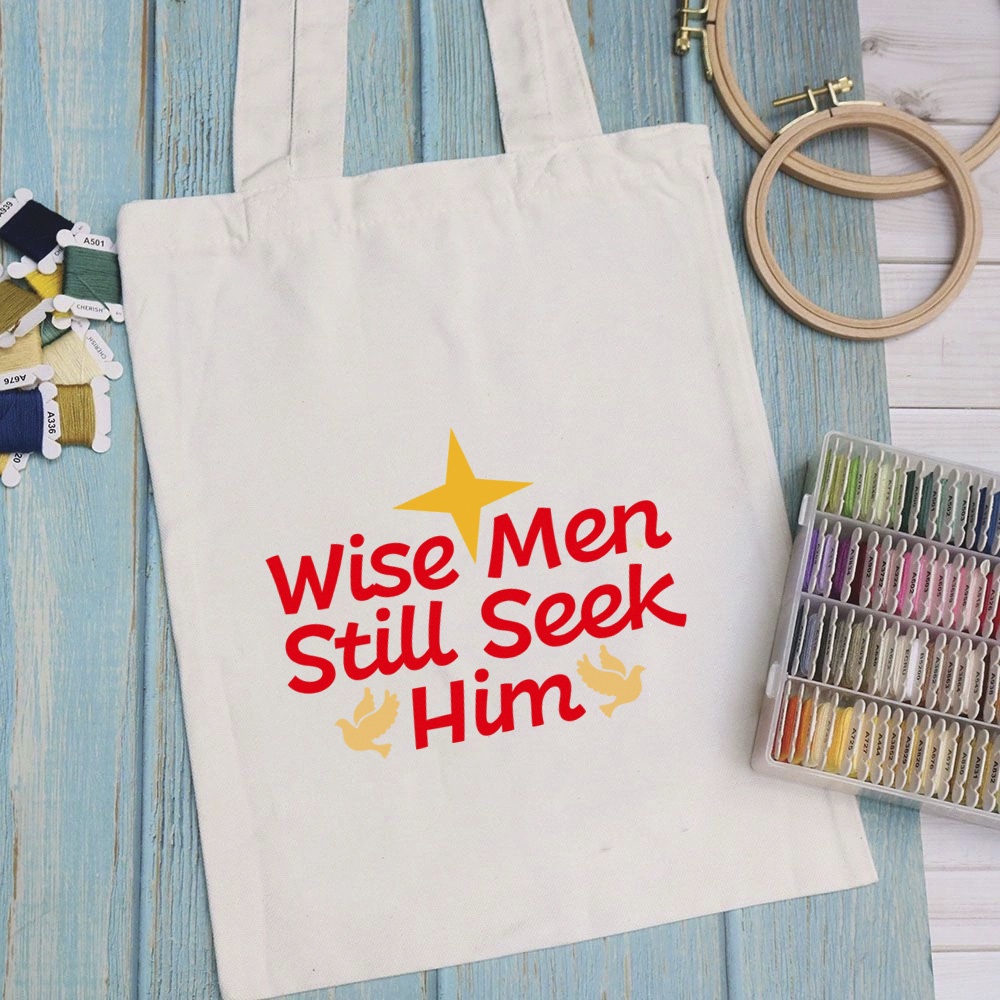 Túi vải, túi Tote CHRISMAS SAYING - Mẫu 10 vải canvas dày đẹp cho nữ có khóa miệng đi học đi chơi. In hình theo yêu cầu