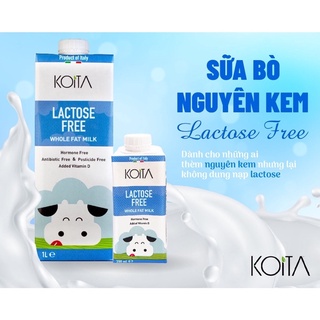 Sữa bò nguyên kem không Lactose Koita 1L thumbnail