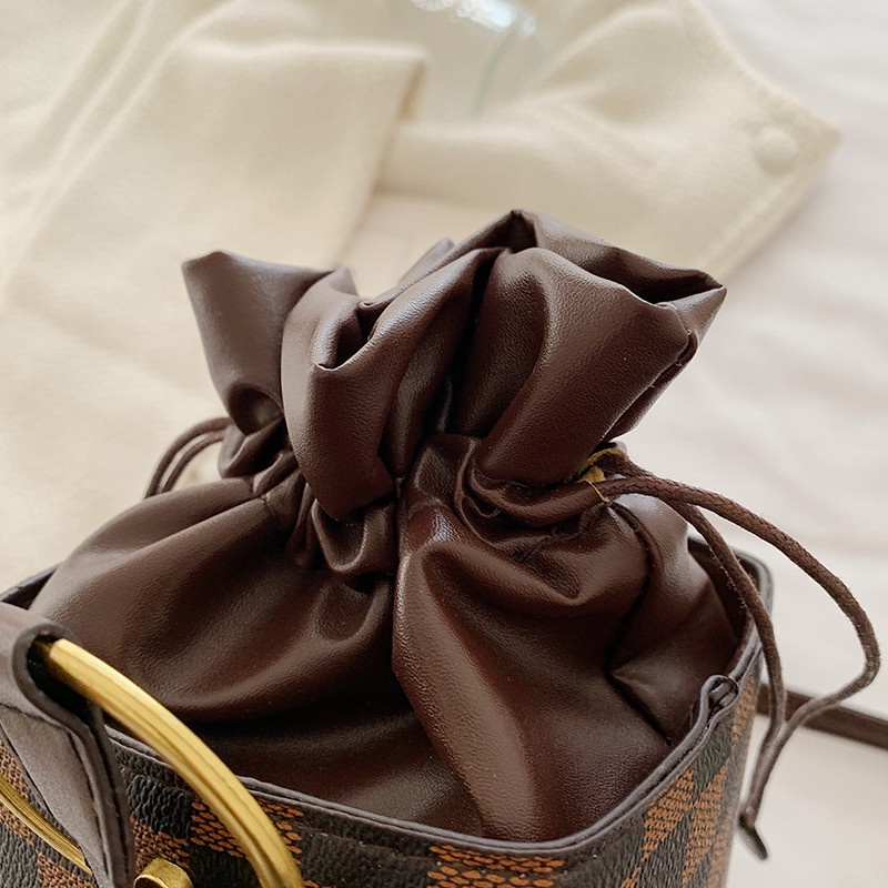 Túi Đeo Chéo Một Bên Vai Dây Rút Phong Cách Phương Tây Cổ Điển Thời Trang Mới 2022 FF3022