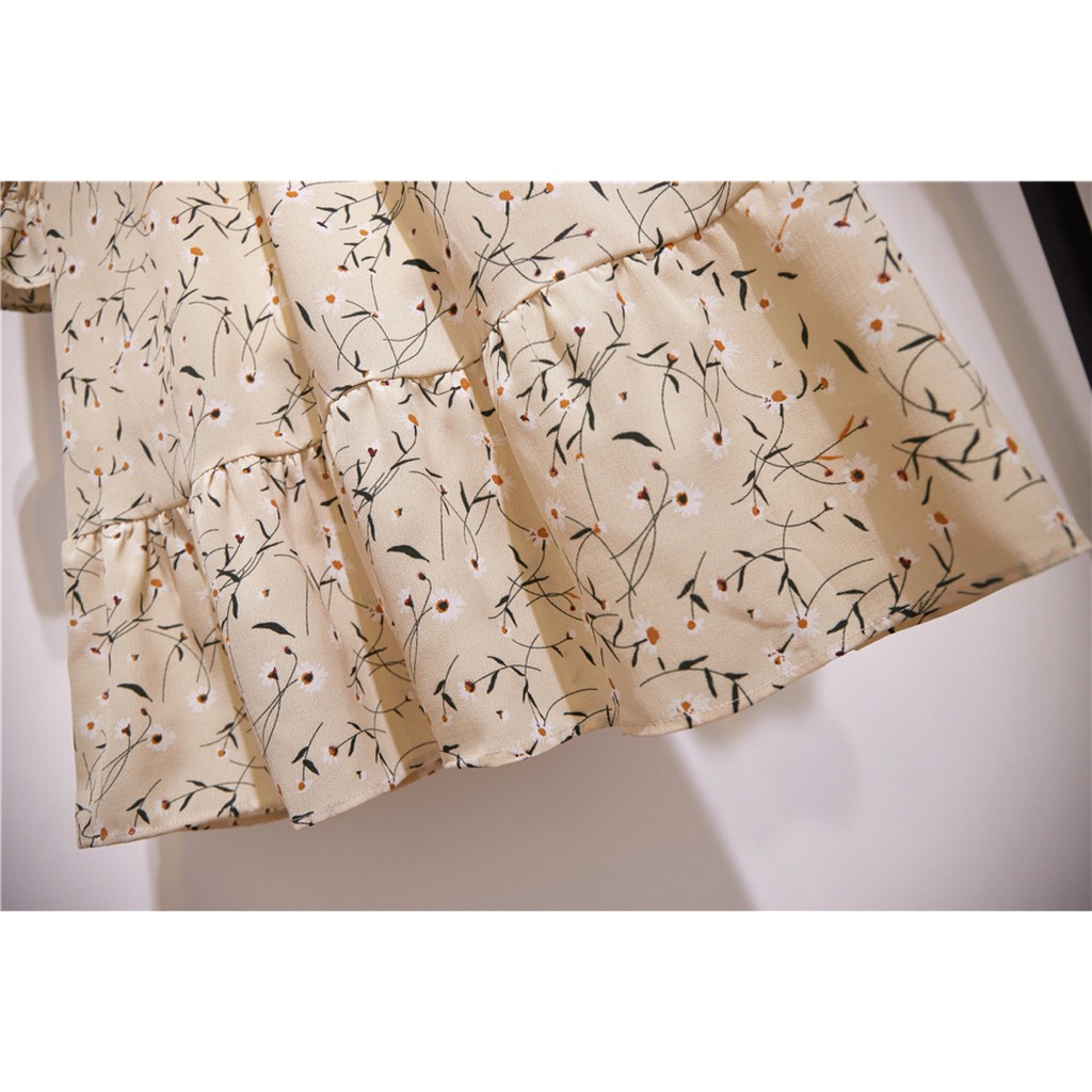 Đầm hoa nhí vintage dáng dài tiểu thư bánh bèo ulzzang Hàn Quốc - Roxie | BigBuy360 - bigbuy360.vn