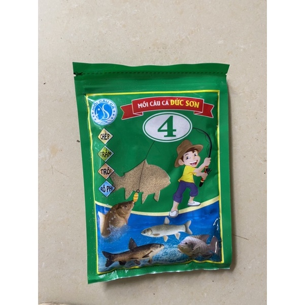 Mồi câu cá Đức Sơn số 1,2,3,4 Mồi câu tổng hợp