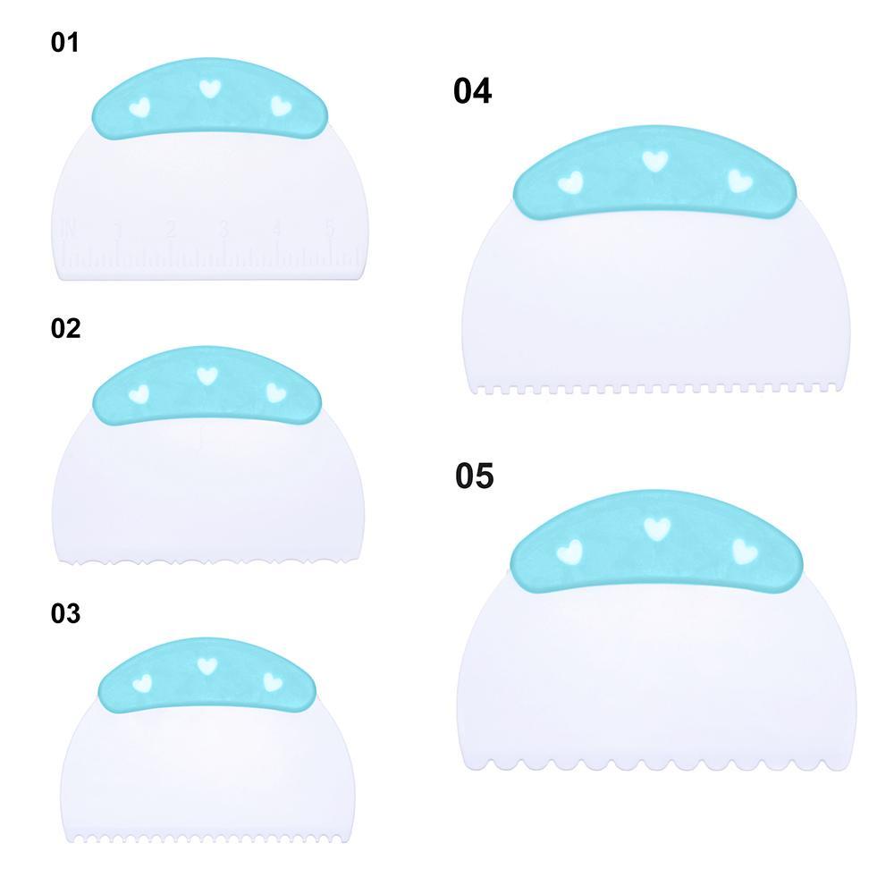 Dụng Cụ Làm Phẳng Mặt Bánh Cupcake Bằng Nhựa 8 Kiểu Khác Nhau