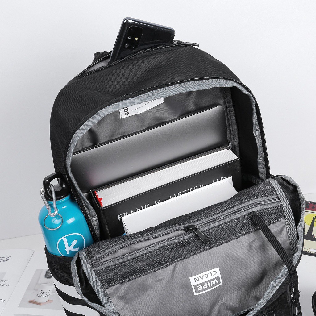 Balo Adidas nam nữ CLASSIC 3-STRIPES 3 EW4843 ngăn laptop 15.6 inch đi học balo đi làm balo đi chơi du lịch