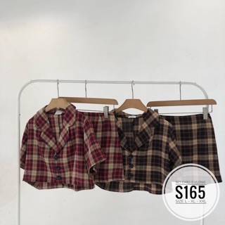 Bigsize Set caro ô vuông S165