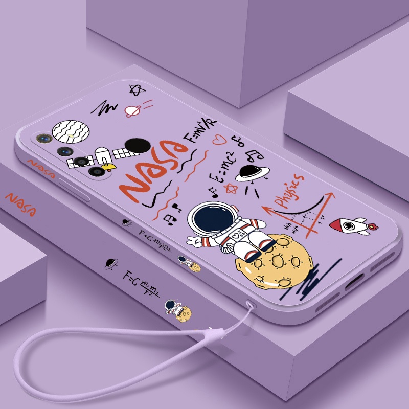Ốp Điện Thoại Tpu Hình NASA Cho Realme 9 Pro C35 Realme 7 7 Pro 7i C17 6 Pro C15 C2 X2 XT OPPO A1K