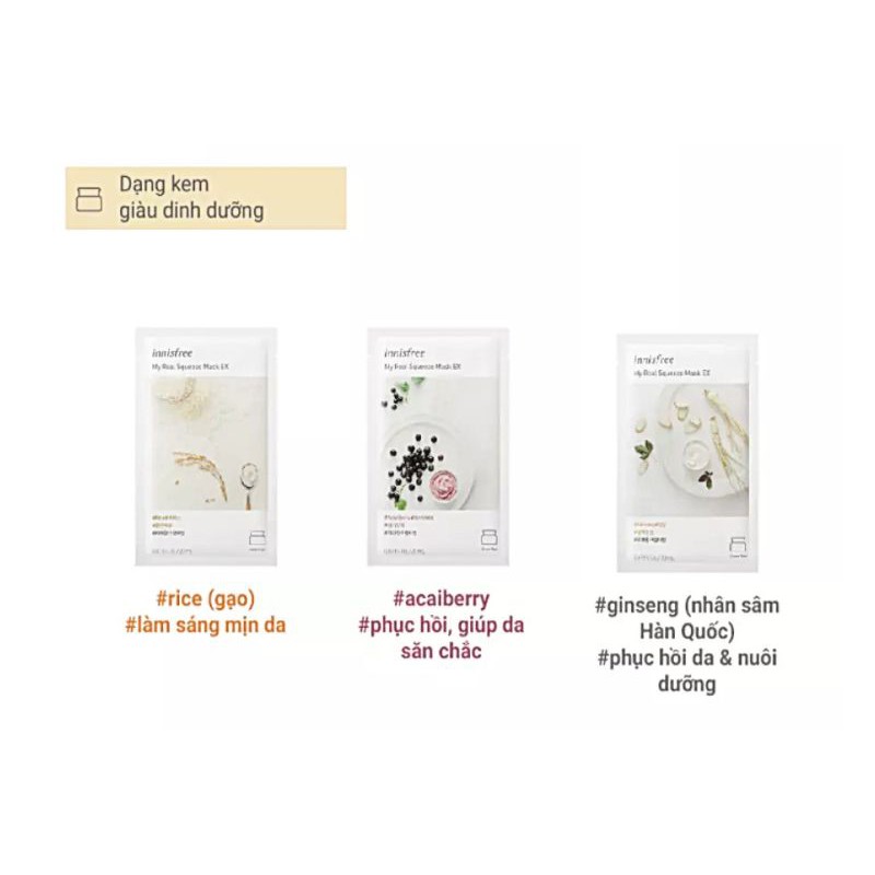 Mặt nạ dưỡng da Innisfree 20ml