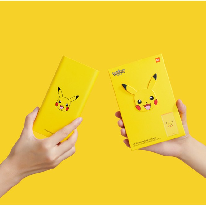 Sạc dự phòng Xiaomi Gen 3 Pikachu (phiên bản Pikachu Edison) - siêu đáng yêu