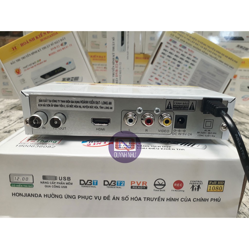 TRỌN BỘ ĐẦU THU DVB T2 (HKD MS 01-T2) + ANTEN KHẾCH ĐẠI + CÁP ĐỒNG TRỤC ĐÚC SẴN ĐẦU JACK KẾT NỐI DÀI 15M