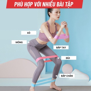 BỘ 5 DÂY KHÁNG LỰC TẬP MÔNG,CHÂN MINI BAND