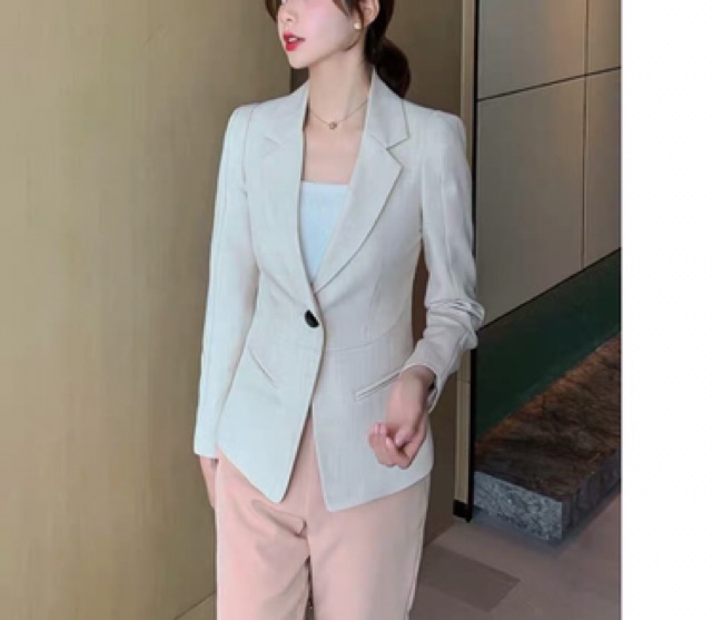 (Hàng sẵn) Áo Blazer đẹp dáng vest (loại phom vừa vặn) | BigBuy360 - bigbuy360.vn