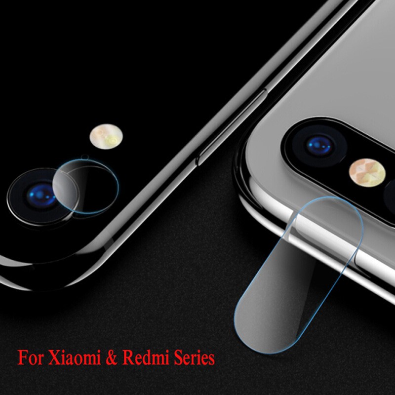 Miếng dán cường lực bảo vệ ống kính camera sau của điện thoại Xiaomi Mi 9 6 Note 3 Play Redmi Note 7 5 6 Pro S2
