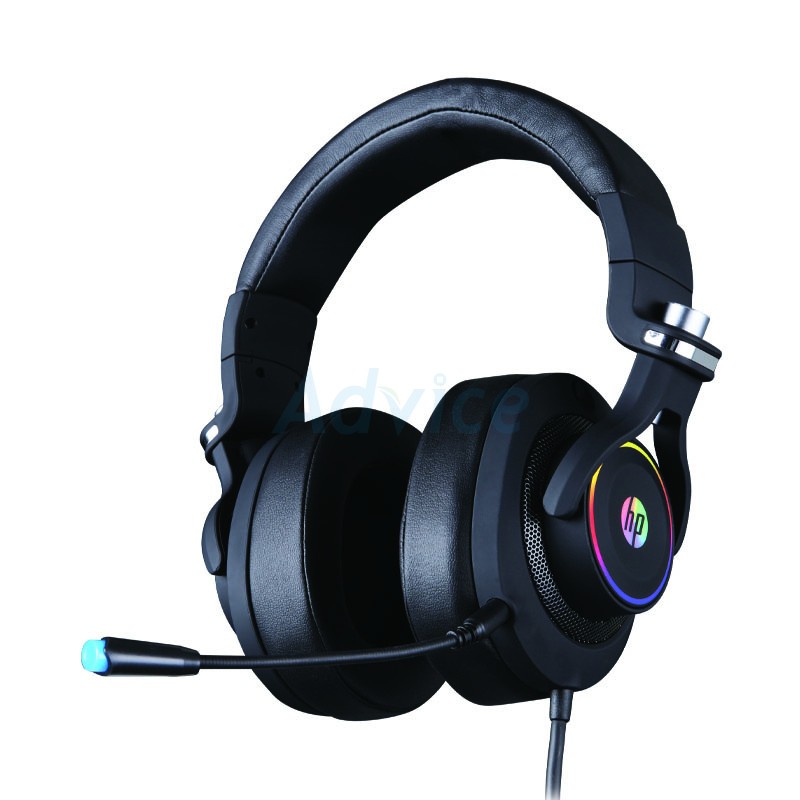 Tai nghe 7.1 HP H360GS led RGB dành cho game thủ - âm thanh stereo (Đen)